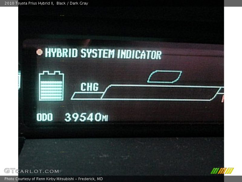Black / Dark Gray 2010 Toyota Prius Hybrid II