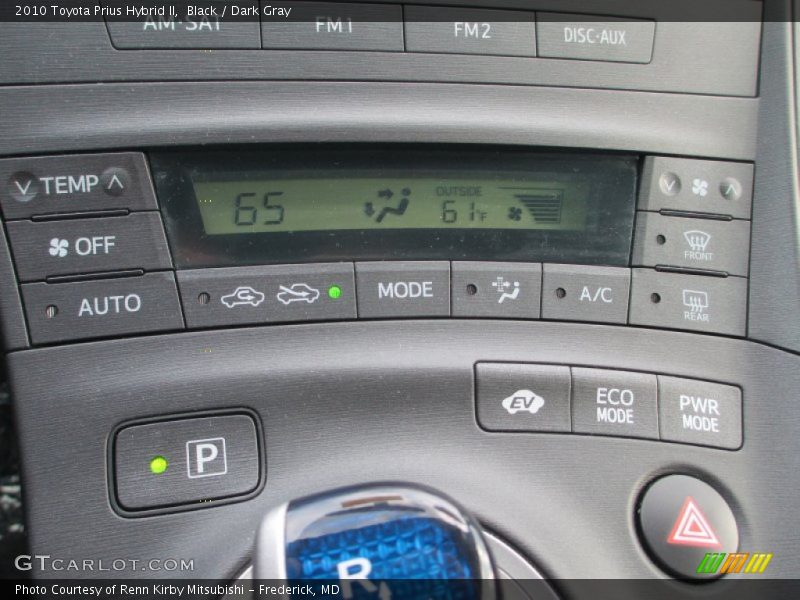 Black / Dark Gray 2010 Toyota Prius Hybrid II