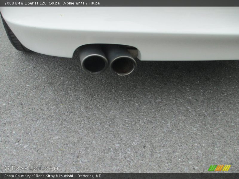 Alpine White / Taupe 2008 BMW 1 Series 128i Coupe