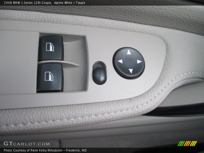 Alpine White / Taupe 2008 BMW 1 Series 128i Coupe