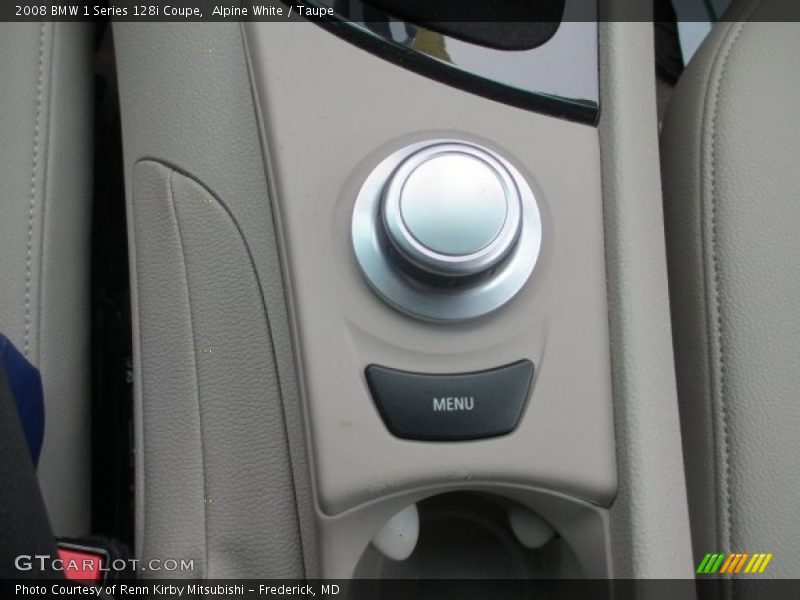Alpine White / Taupe 2008 BMW 1 Series 128i Coupe