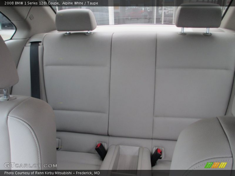 Alpine White / Taupe 2008 BMW 1 Series 128i Coupe