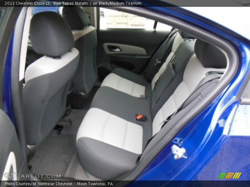 Blue Topaz Metallic / Jet Black/Medium Titanium 2013 Chevrolet Cruze LS