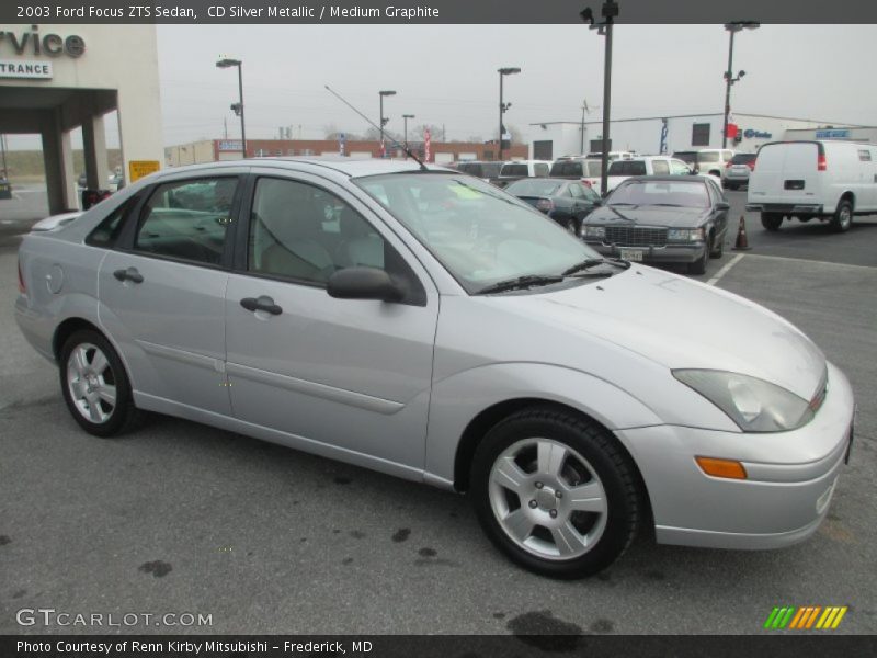 CD Silver Metallic / Medium Graphite 2003 Ford Focus ZTS Sedan