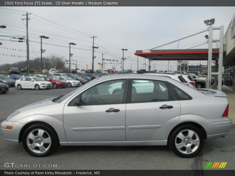 CD Silver Metallic / Medium Graphite 2003 Ford Focus ZTS Sedan