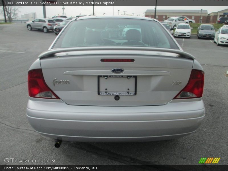 CD Silver Metallic / Medium Graphite 2003 Ford Focus ZTS Sedan