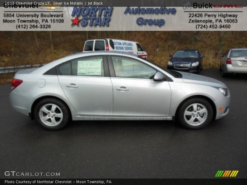 Silver Ice Metallic / Jet Black 2013 Chevrolet Cruze LT