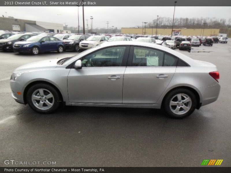Silver Ice Metallic / Jet Black 2013 Chevrolet Cruze LT