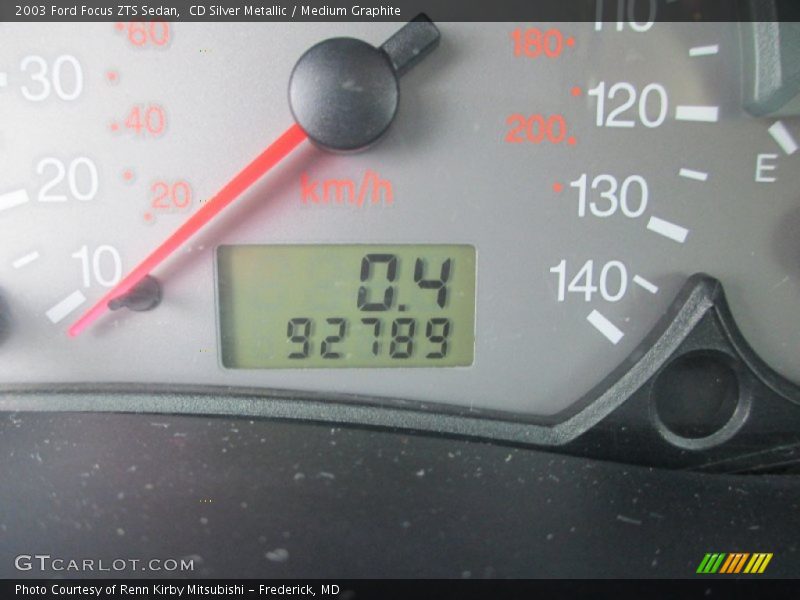 CD Silver Metallic / Medium Graphite 2003 Ford Focus ZTS Sedan