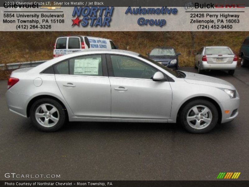 Silver Ice Metallic / Jet Black 2013 Chevrolet Cruze LT