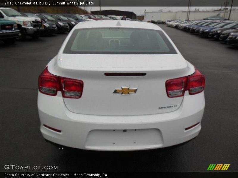 Summit White / Jet Black 2013 Chevrolet Malibu LT