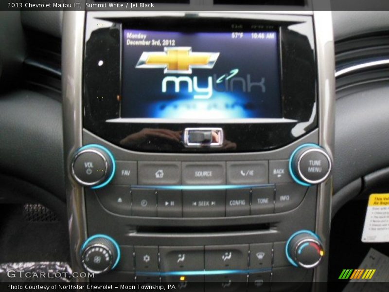 Summit White / Jet Black 2013 Chevrolet Malibu LT