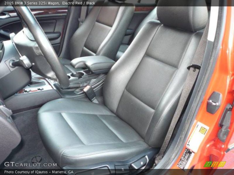 Electric Red / Black 2005 BMW 3 Series 325i Wagon