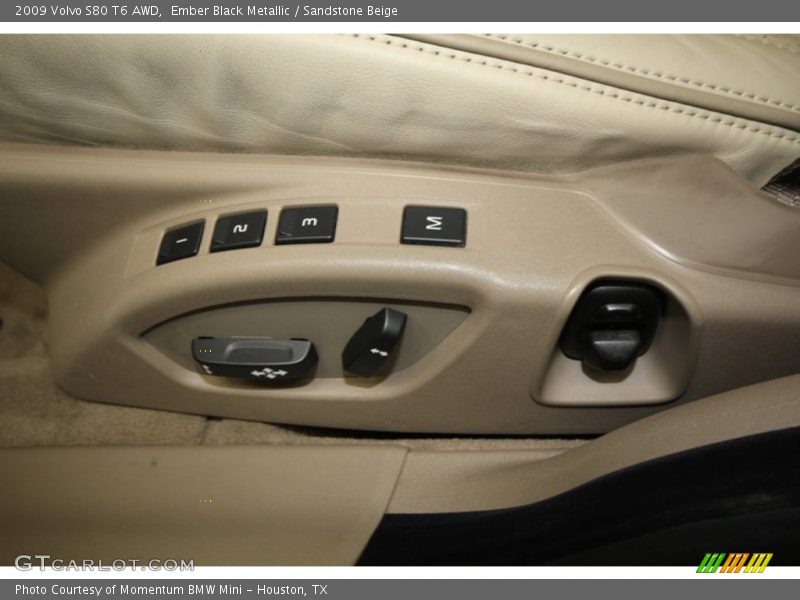 Ember Black Metallic / Sandstone Beige 2009 Volvo S80 T6 AWD