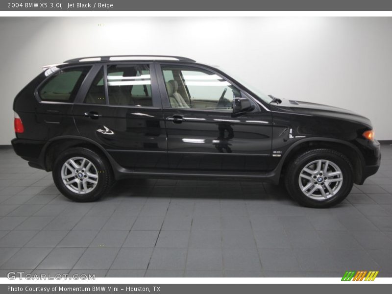 Jet Black / Beige 2004 BMW X5 3.0i