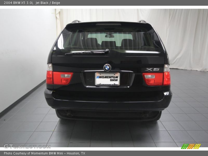 Jet Black / Beige 2004 BMW X5 3.0i