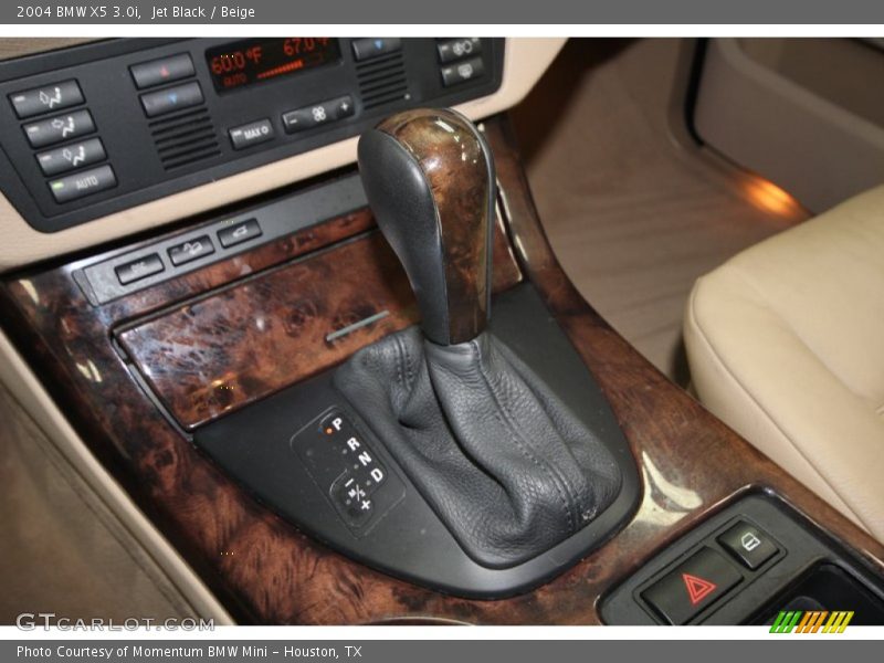 Jet Black / Beige 2004 BMW X5 3.0i