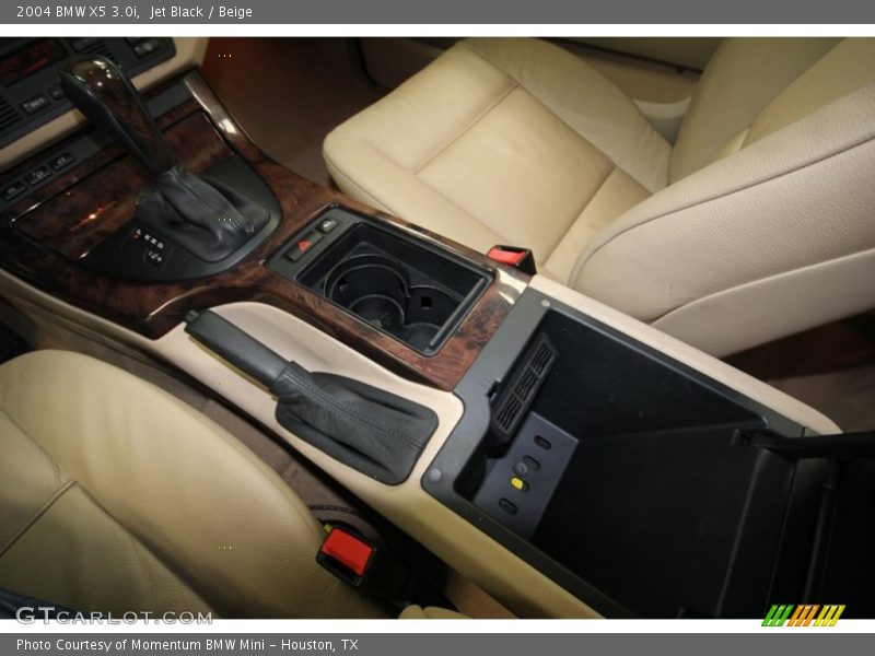 Jet Black / Beige 2004 BMW X5 3.0i