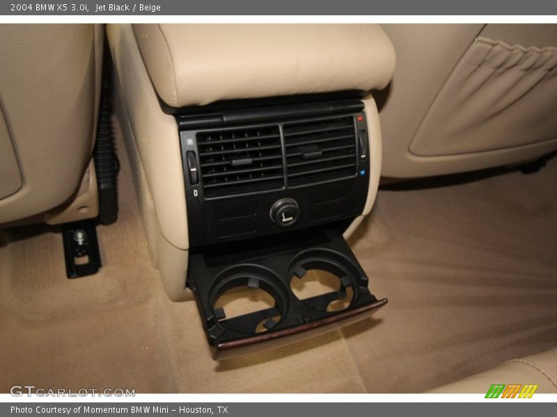 Jet Black / Beige 2004 BMW X5 3.0i