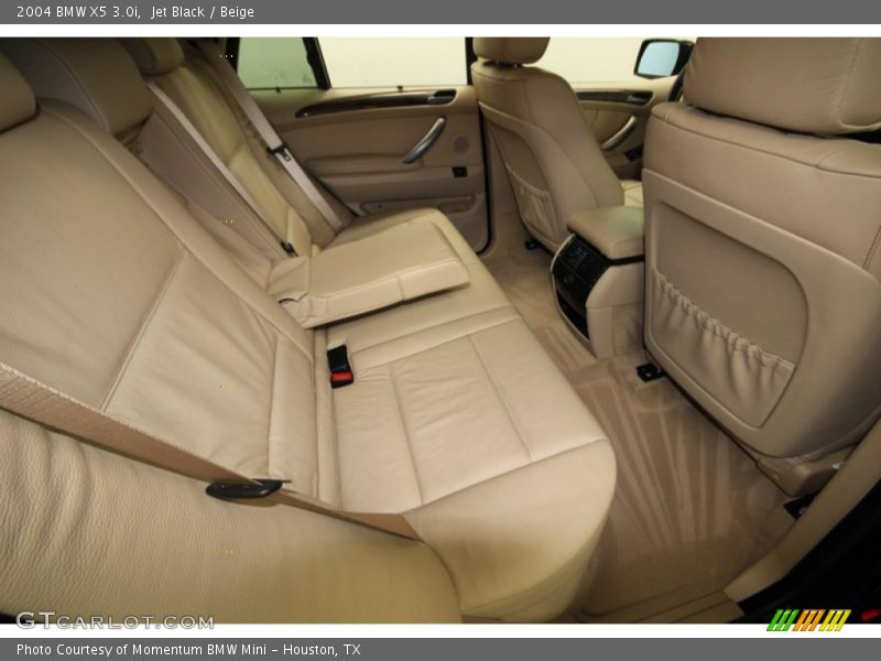 Jet Black / Beige 2004 BMW X5 3.0i