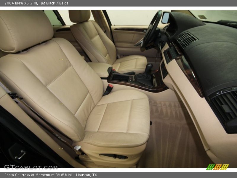 Jet Black / Beige 2004 BMW X5 3.0i