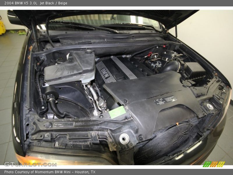 Jet Black / Beige 2004 BMW X5 3.0i