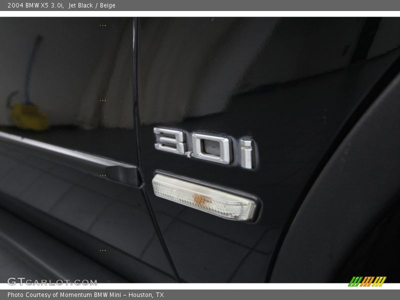 Jet Black / Beige 2004 BMW X5 3.0i