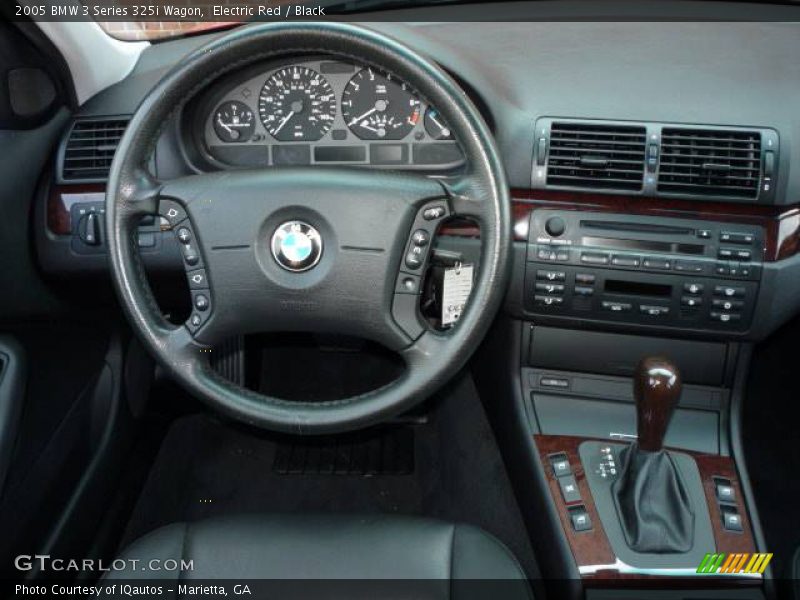 Electric Red / Black 2005 BMW 3 Series 325i Wagon