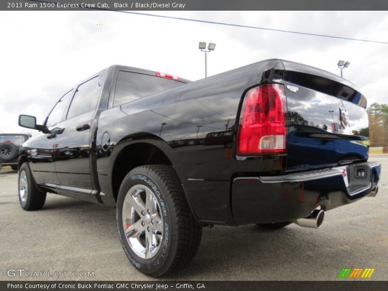 Black / Black/Diesel Gray 2013 Ram 1500 Express Crew Cab
