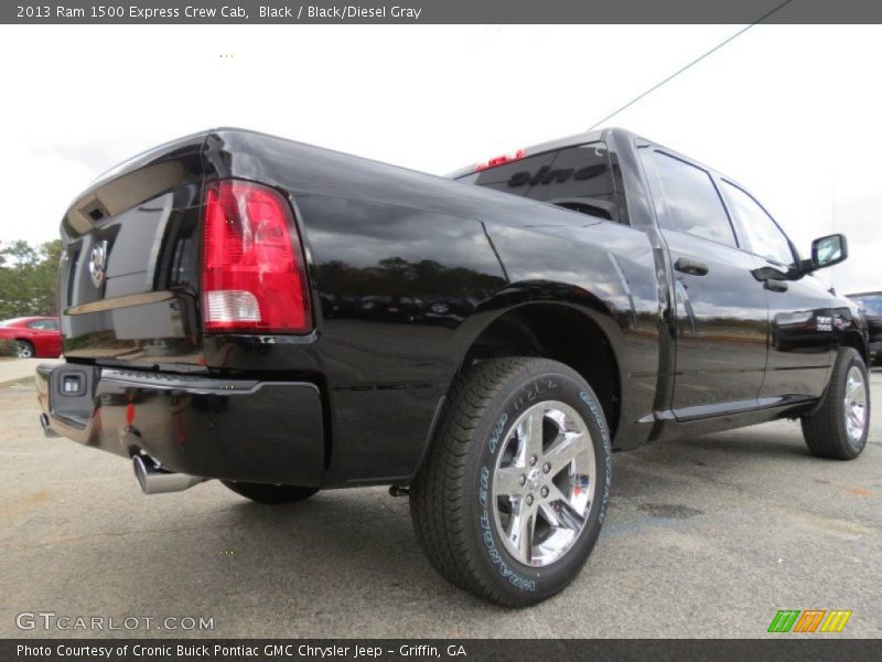 Black / Black/Diesel Gray 2013 Ram 1500 Express Crew Cab