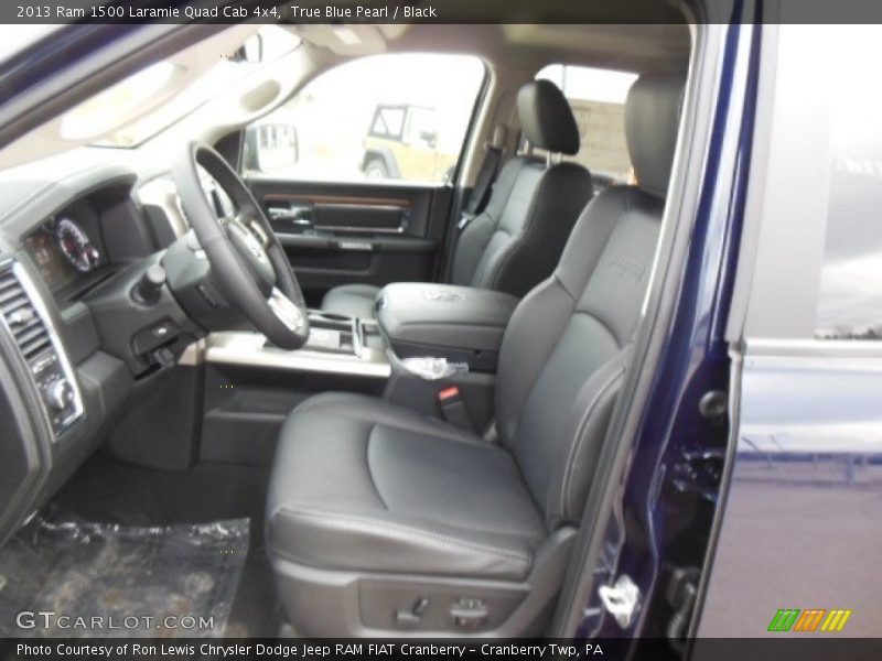 Front Seat of 2013 1500 Laramie Quad Cab 4x4