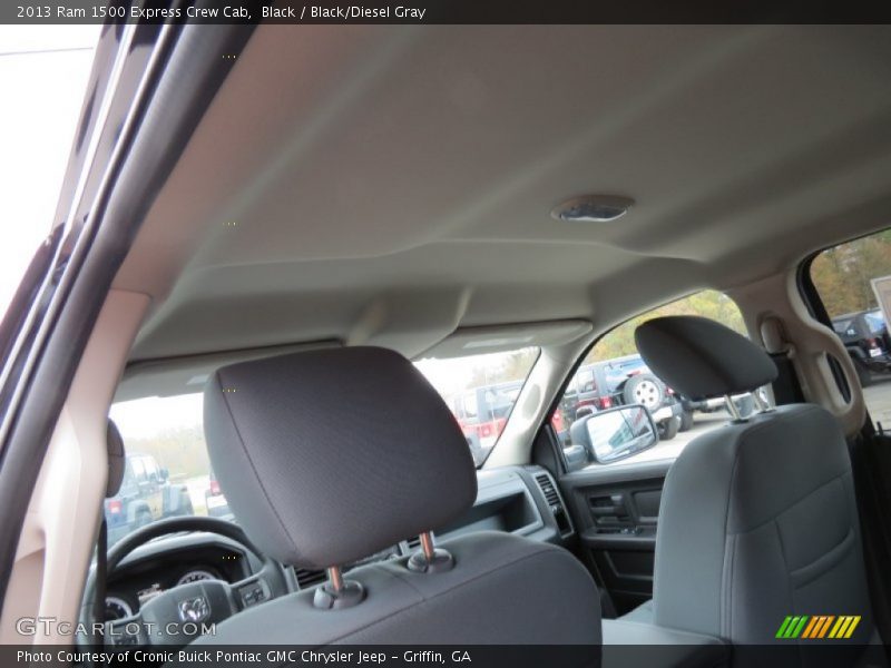 Black / Black/Diesel Gray 2013 Ram 1500 Express Crew Cab