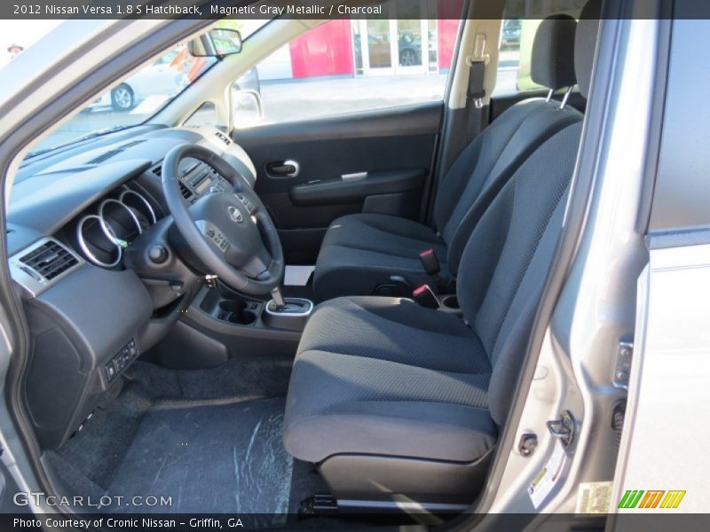Front Seat of 2012 Versa 1.8 S Hatchback