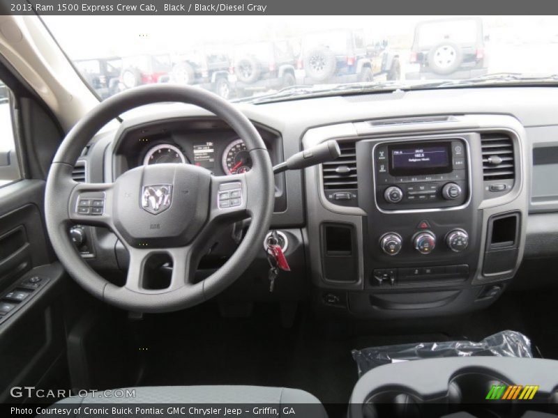 Black / Black/Diesel Gray 2013 Ram 1500 Express Crew Cab