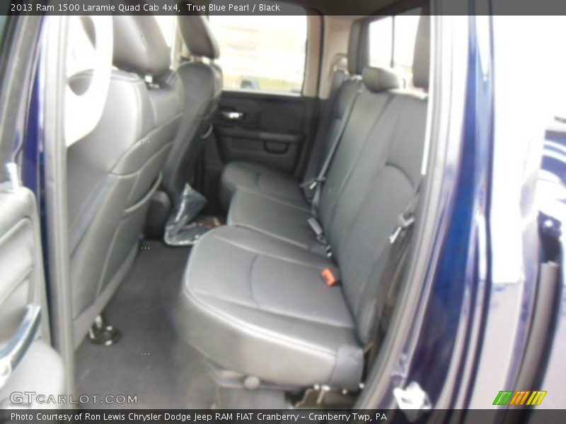 Rear Seat of 2013 1500 Laramie Quad Cab 4x4