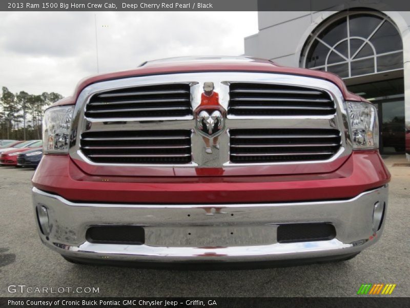 Deep Cherry Red Pearl / Black 2013 Ram 1500 Big Horn Crew Cab