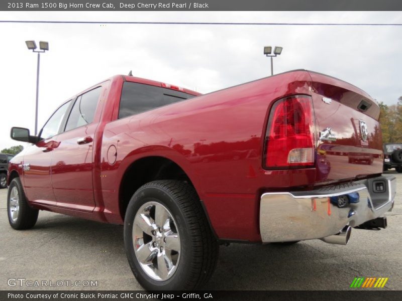 Deep Cherry Red Pearl / Black 2013 Ram 1500 Big Horn Crew Cab