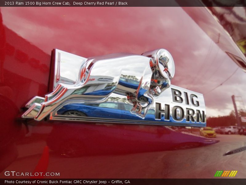 Deep Cherry Red Pearl / Black 2013 Ram 1500 Big Horn Crew Cab