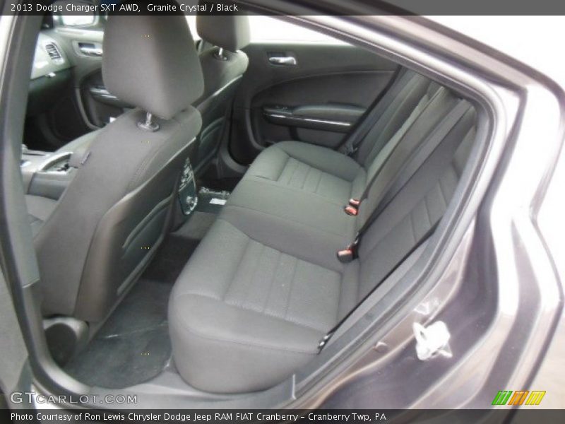Rear Seat of 2013 Charger SXT AWD
