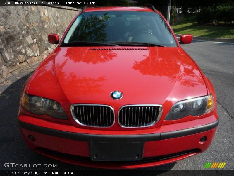 Electric Red / Black 2005 BMW 3 Series 325i Wagon