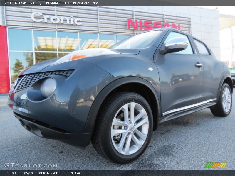 Graphite Blue / Gray/Silver Trim 2013 Nissan Juke SV
