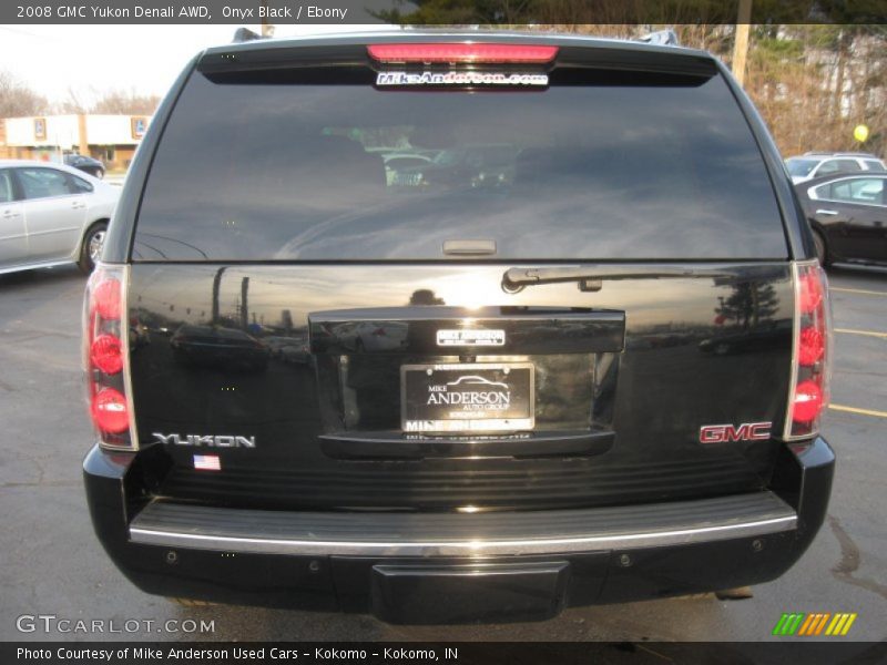 Onyx Black / Ebony 2008 GMC Yukon Denali AWD