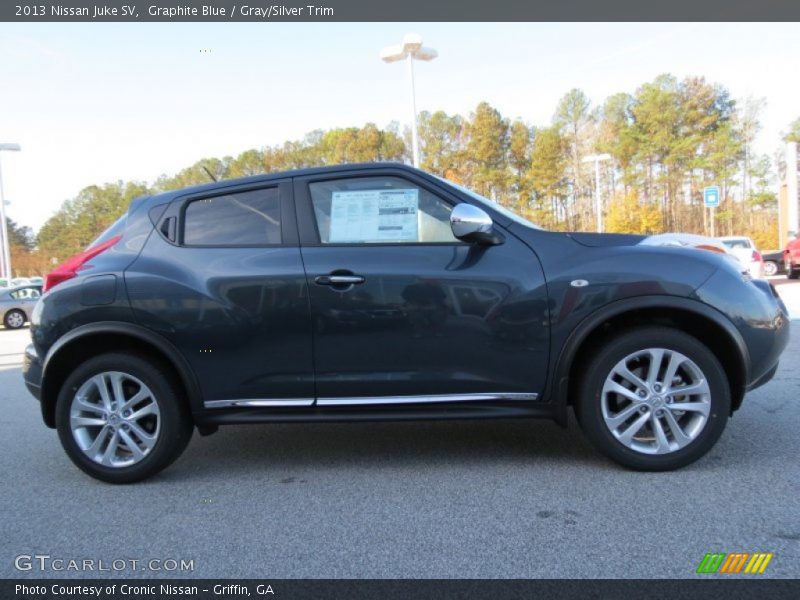 Graphite Blue / Gray/Silver Trim 2013 Nissan Juke SV
