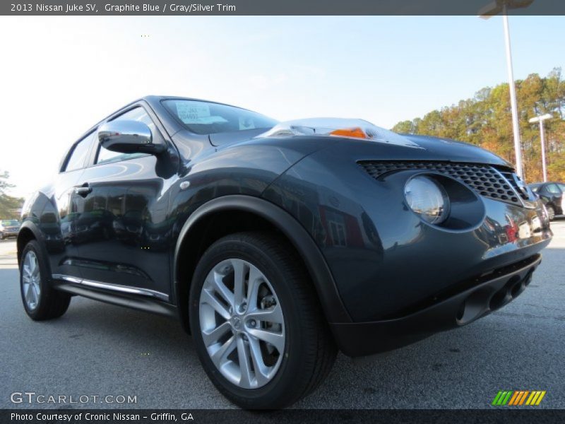 Graphite Blue / Gray/Silver Trim 2013 Nissan Juke SV