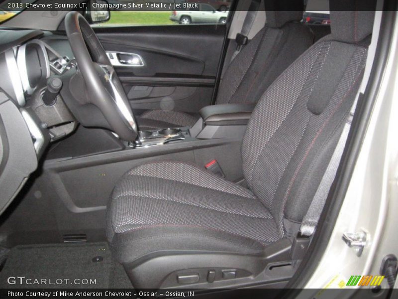 Champagne Silver Metallic / Jet Black 2013 Chevrolet Equinox LT