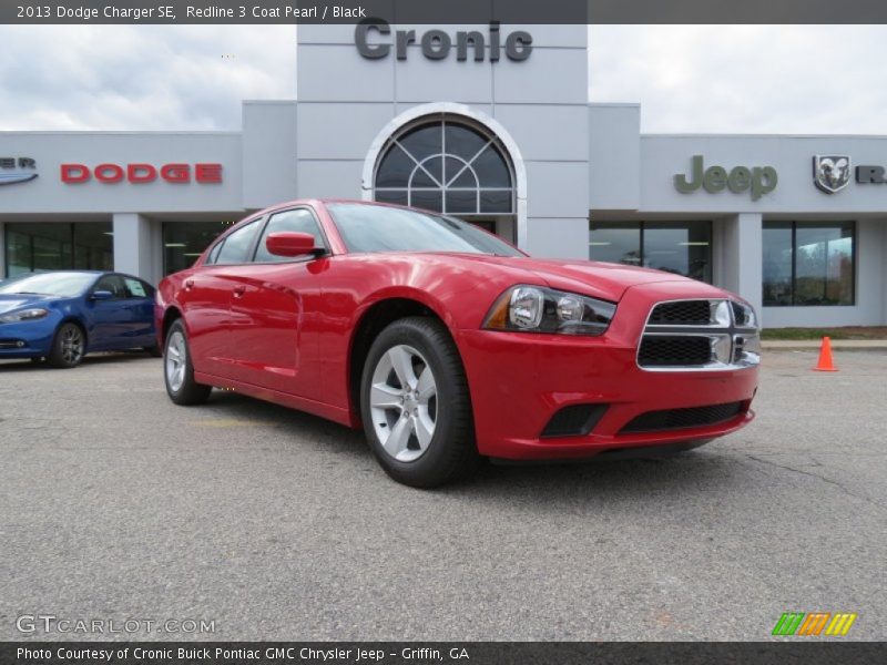 Redline 3 Coat Pearl / Black 2013 Dodge Charger SE