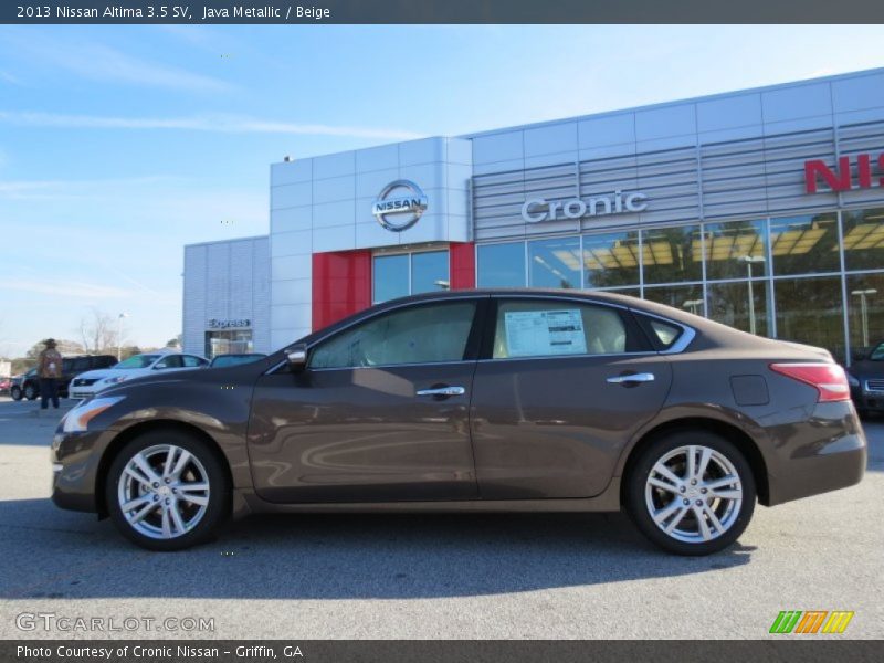 Java Metallic / Beige 2013 Nissan Altima 3.5 SV