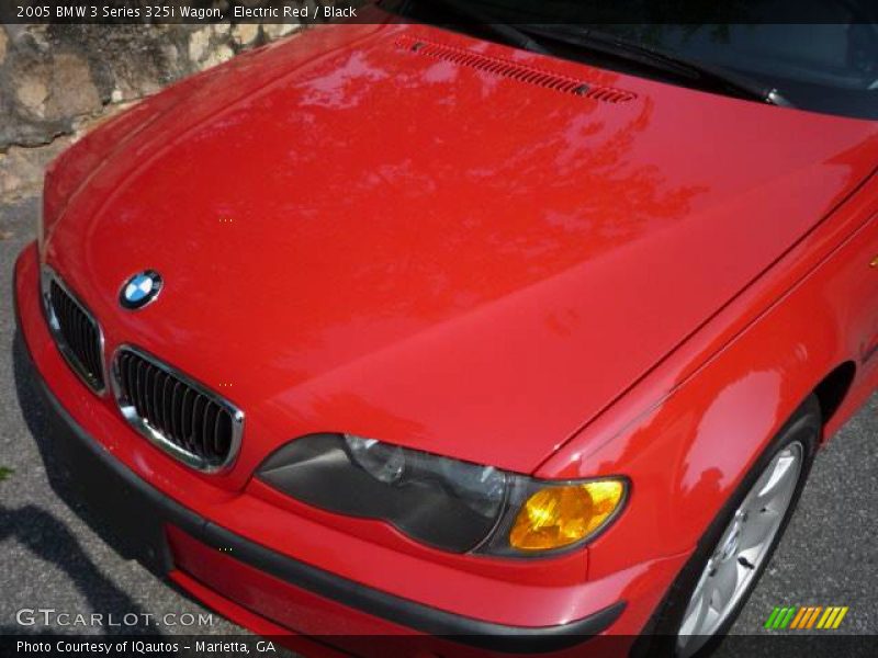 Electric Red / Black 2005 BMW 3 Series 325i Wagon