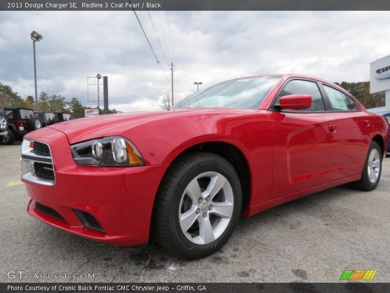 Redline 3 Coat Pearl / Black 2013 Dodge Charger SE