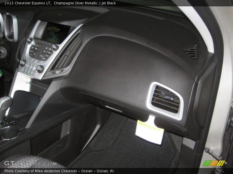 Champagne Silver Metallic / Jet Black 2013 Chevrolet Equinox LT